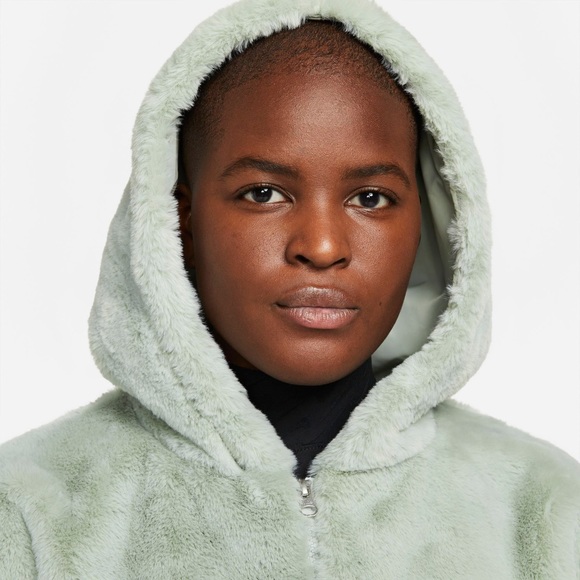 Nike Jackets & Coats Nike Sportswear Essentials Womens Faux Fur
